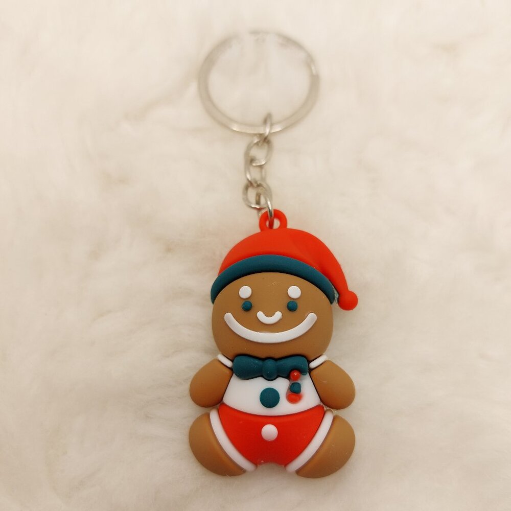 Gingerbread man keychain